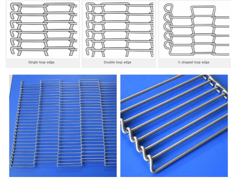 Curele transportoare cu sârmă alimentară